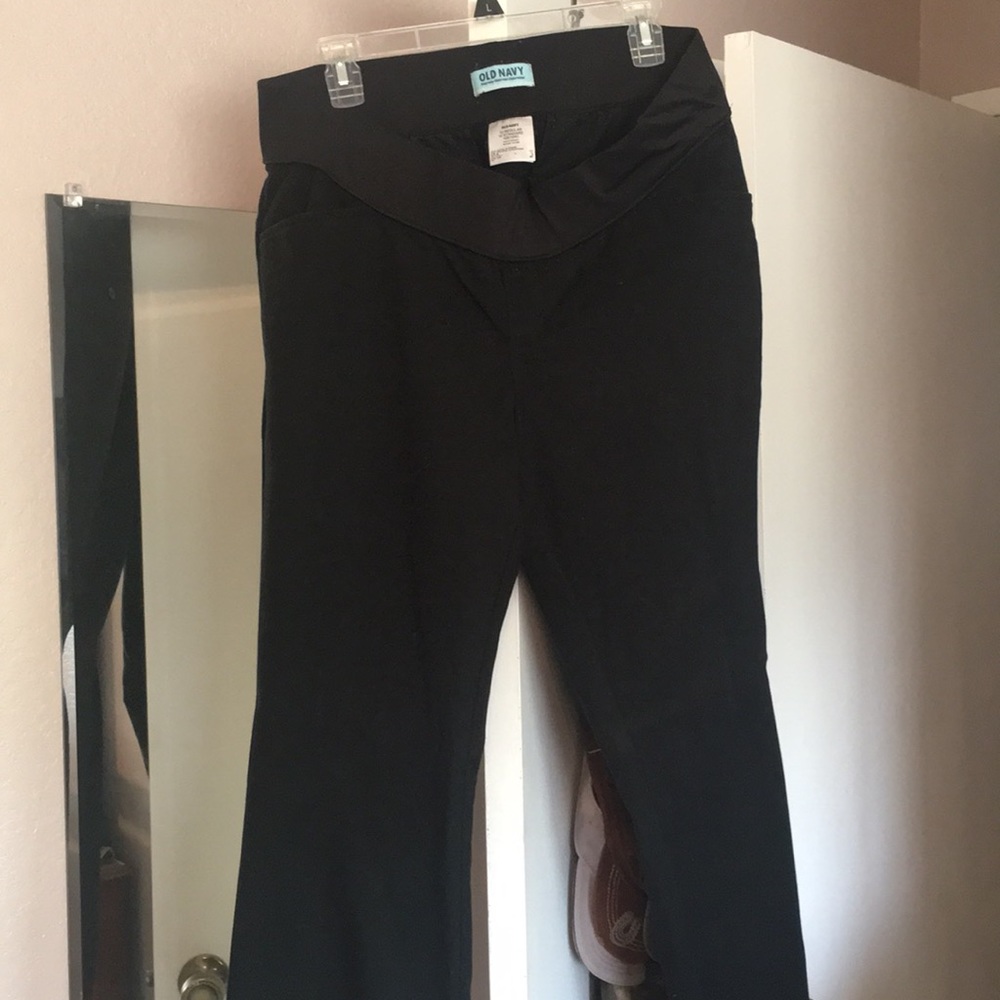 Black old navy size 12 maternity pants
